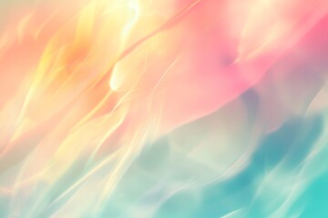 Poster - Soft blurred light background with pastel colors, abstract, no objects