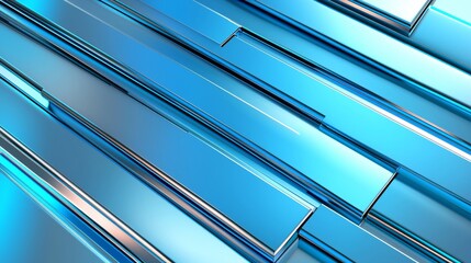 Poster - Abstract blue background with dynamic line design. Contemporary blue pattern with diagonal stripe design.