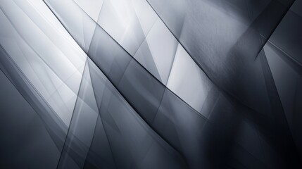 Wall Mural - Abstract Geometric Overlapping Layers