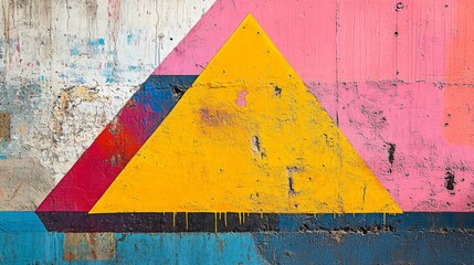 Poster - Abstract Geometric Graffiti Art