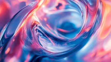 Poster - Colorful Swirl Abstract