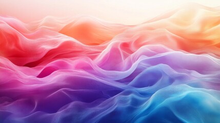 Poster - Abstract Colorful Wave Patterns