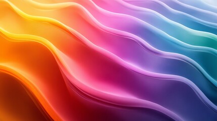 Poster - Colorful Abstract Waves