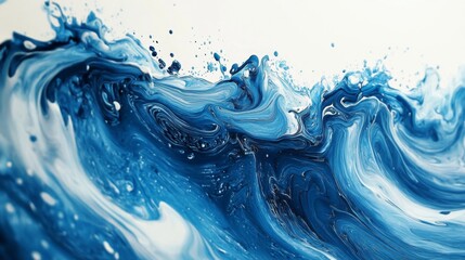 Wall Mural - Abstract Ocean Waves