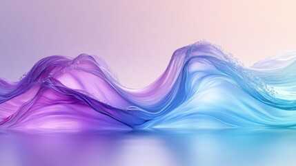 Poster - Abstract Colorful Waves