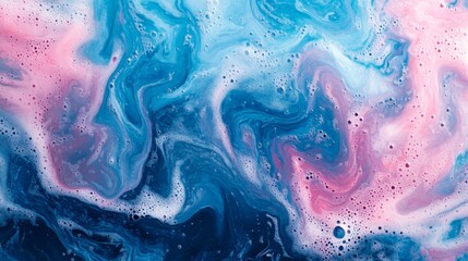 Sticker - Abstract Fluid Art Painting