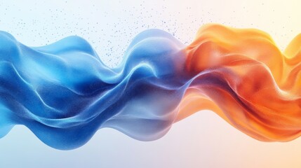 Sticker - Abstract Fluid Waves