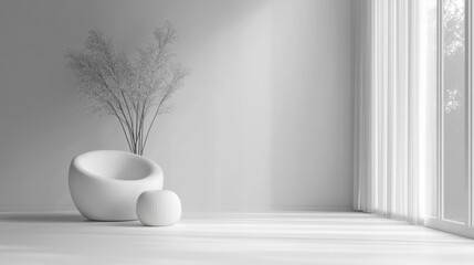 Wall Mural - Minimalist Interior Design