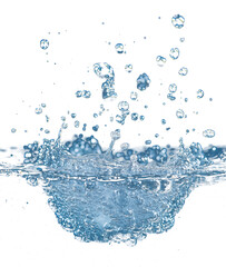 Wall Mural - water bubbles with transparent background cut out design element