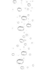 Wall Mural - water bubbles with transparent background cut out design element