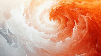 Poster - Fiery Abstract Swirl