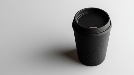 coffee tumbler mock up on white background