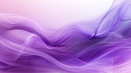 Poster - Abstract Purple Waves