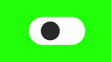 Poster - Animated slider on a green chroma key background, ready for editing.