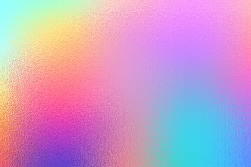 Wall Mural - abstract colorful hologram rainbow foil texture background.