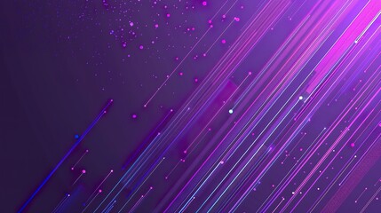 Wall Mural - Purple_gradient_technology_line_background