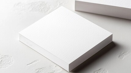 Poster - lightly textured white card stock with a matte finish, suitable for business cards or invitations