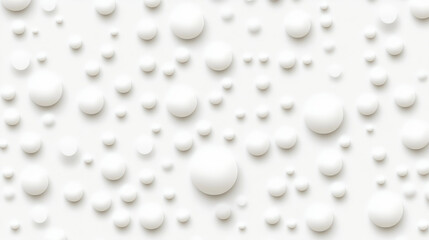 Canvas Print - A sleek, modern backdrop features white polka dots, creating a fresh and playful aesthetic perfect for any design project.