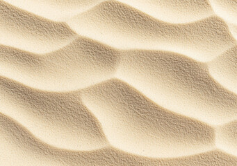 Poster - Aerial view of wind creating smooth waves on sand dune background