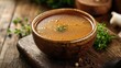 © Ketobox - Nutritious Bone Broth in Rustic Bowl