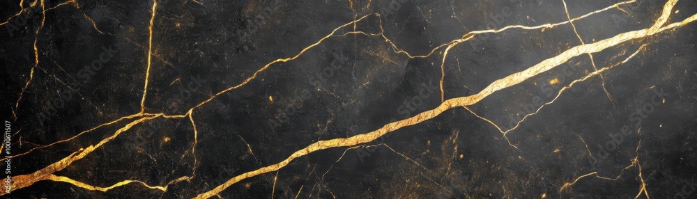 Black Marble Texture with Golden Veins Elegant Background Design Stock ...