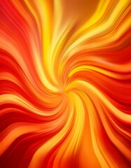 Abstract swirl of red and yellow