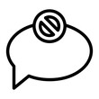 © Febri - speech bubble line icon