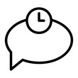© Febri - speech bubble line icon