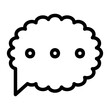 © Febri - speech bubble line icon