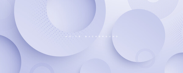 Poster - Modern abstract light silver background elegant circle shape design