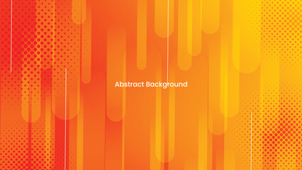 Leinwandbilder - orange abstract geometric background. modern shape concept and design banner, background product