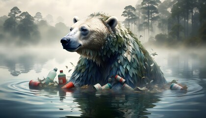  haunting depiction of wildlife suffering from the effects of pollution