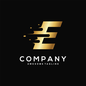 Letter E logo design for business