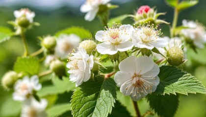 Sticker -  Blooming beauty in natures embrace