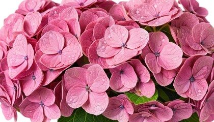 Sticker -  Vibrant bouquet of pink flowers in bloom