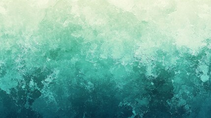 Poster - Abstract ocean waves in gradient colors