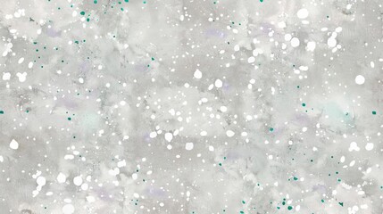 Wall Mural - Warm gray wallpaper with lavender mint and white confetti providing calm celebration