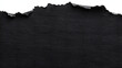 © Daniel - torn black pages with uneven texture edges. set of ripped black paper sheets png isolated on transparent background. document or newspaper mockup.