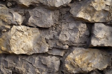 Wall Mural - Rock stone texture effect with rustic finish natural - generative ai