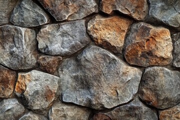 Wall Mural - Rock stone texture effect with rustic finish natural - generative ai