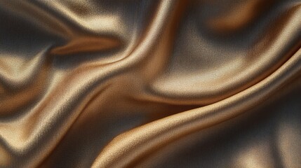 Wall Mural - a close up of a smooth, soft, gold fabric.