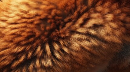 natural red fox fur with a vivid, fiery color palette and dense texture, ideal for a seamless fur ba