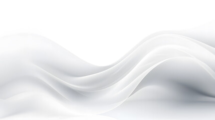 Sticker - White abstract wave background with white background	