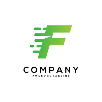 F professional logo design for business