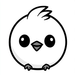 Beautiful Chick Logo, Baby Animal Design for Your Corporate and Business Graphic Resource or Creative Project, Ai Generative