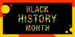© cartoon - Black history month hand drawing colorful font letter typography background design template