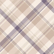 © SolaruS - Business textile texture pattern, print tartan vector fabric. Ornate seamless background plaid check in light and linen colors.