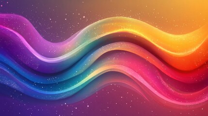 Poster - Colorful Abstract Waves