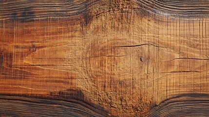 Canvas Print - Close up texture of a rustic wooden board.