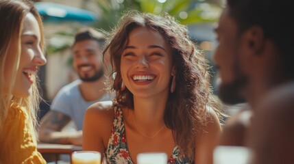 Group of Friends Having Fun Outdoors